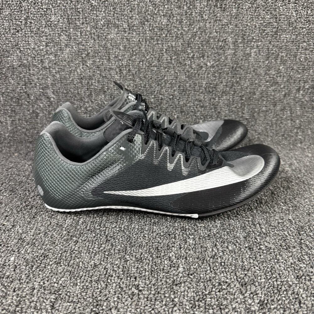Nike Rival Sprint Black Silver Track Shoes Men's 10.5 Dc8753-001 (no spikes)